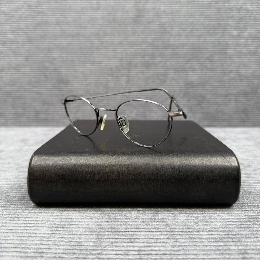 Celebrity by Altair Y2k Eyewear SBlue Oval Metal Glasses Frames Italy 48-20-135 - Picture 3 of 11